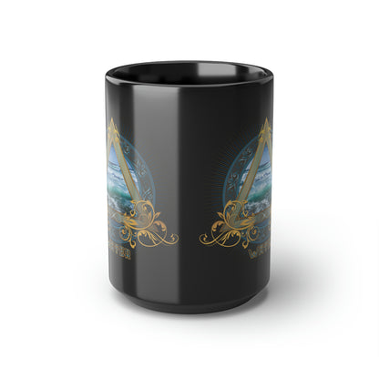 Black Mug, 15oz