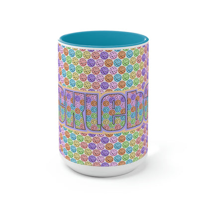 Two-Tone Coffee Mugs, 15oz