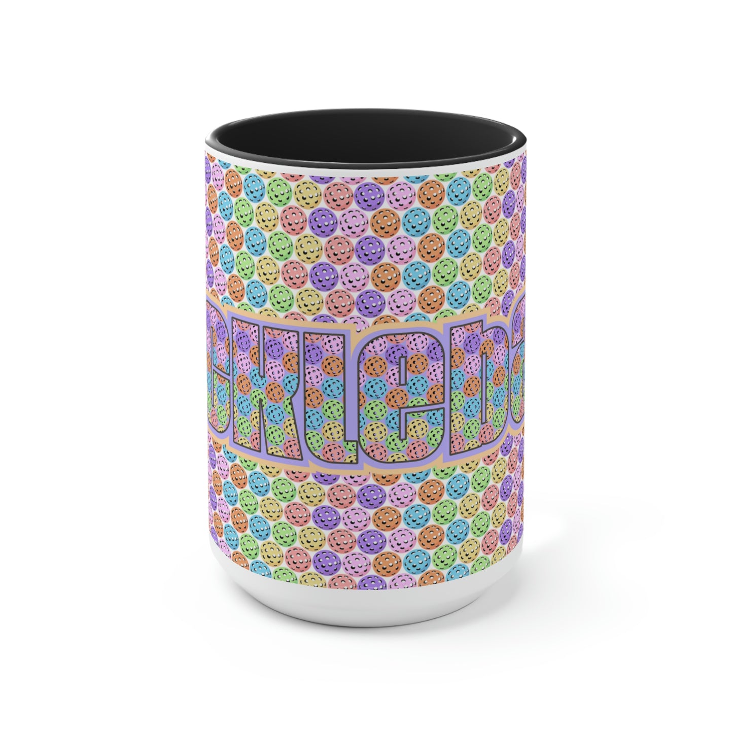 Two-Tone Coffee Mugs, 15oz