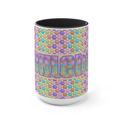 Two-Tone Coffee Mugs, 15oz