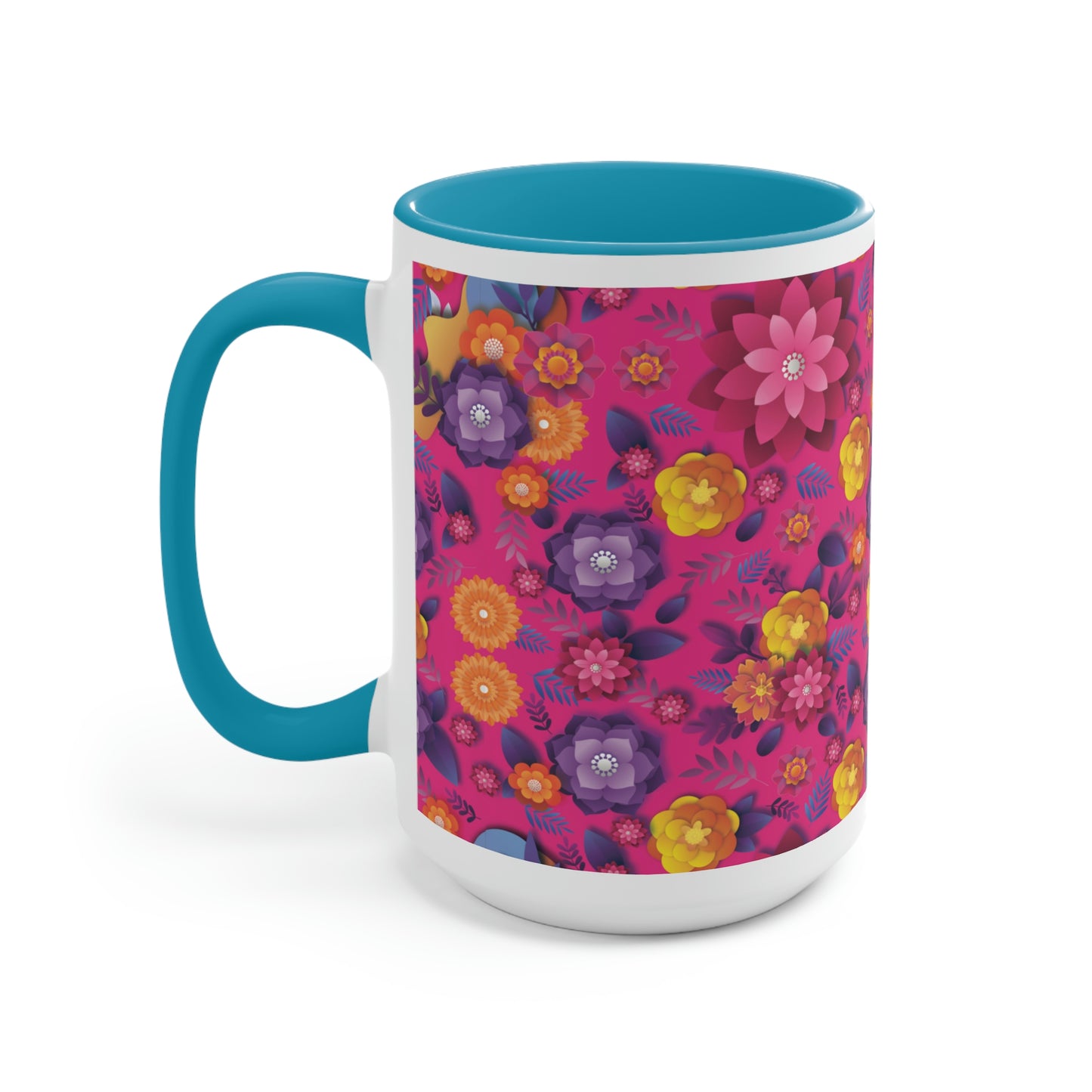 Two-Tone Coffee Mugs, 15oz