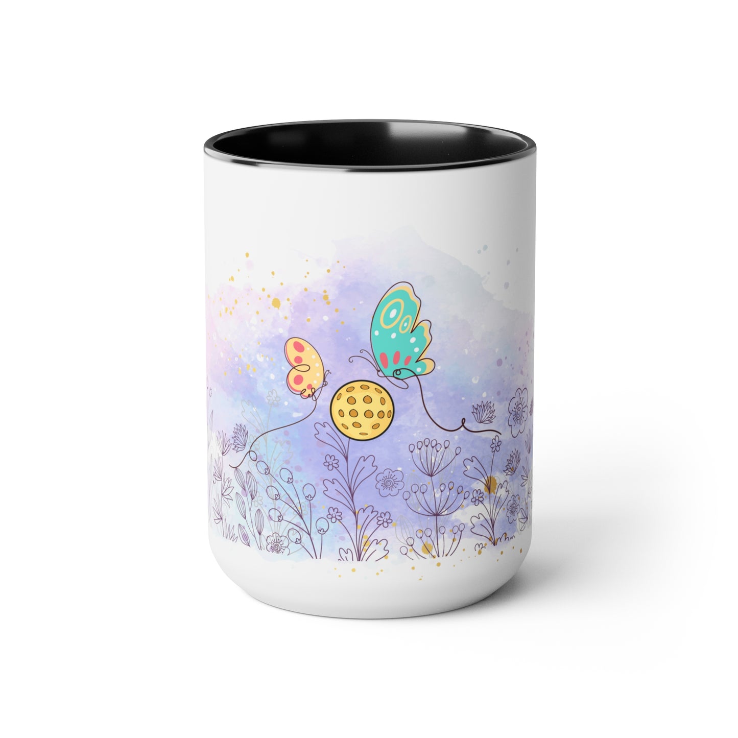 Two-Tone Coffee Mugs, 15oz