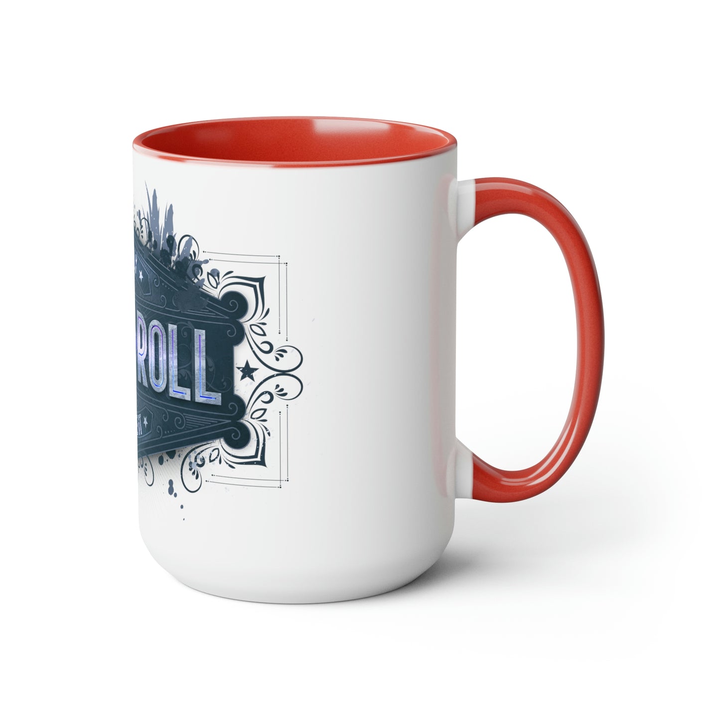 Two-Tone Coffee Mugs, 15oz