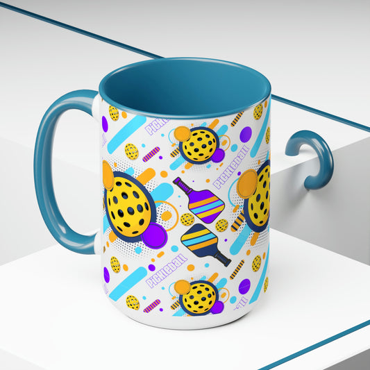 Two-Tone Coffee Mugs, 15oz