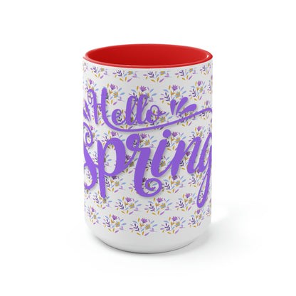 Two-Tone Coffee Mugs, 15oz