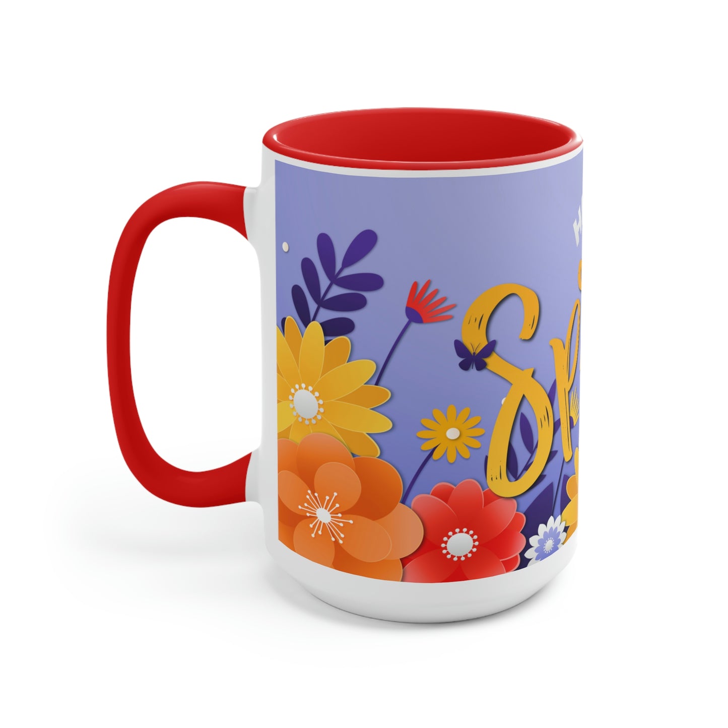 Two-Tone Coffee Mugs, 15oz