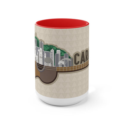 Two-Tone Coffee Mugs, 15oz