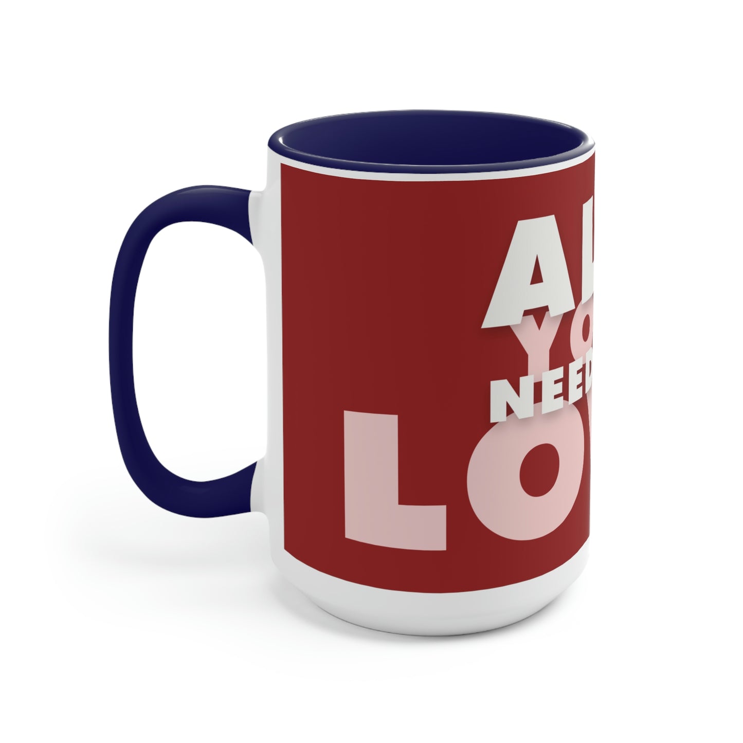 Two-Tone Coffee Mugs, 15oz
