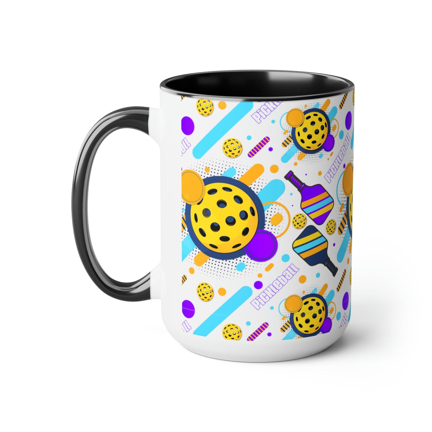 Two-Tone Coffee Mugs, 15oz