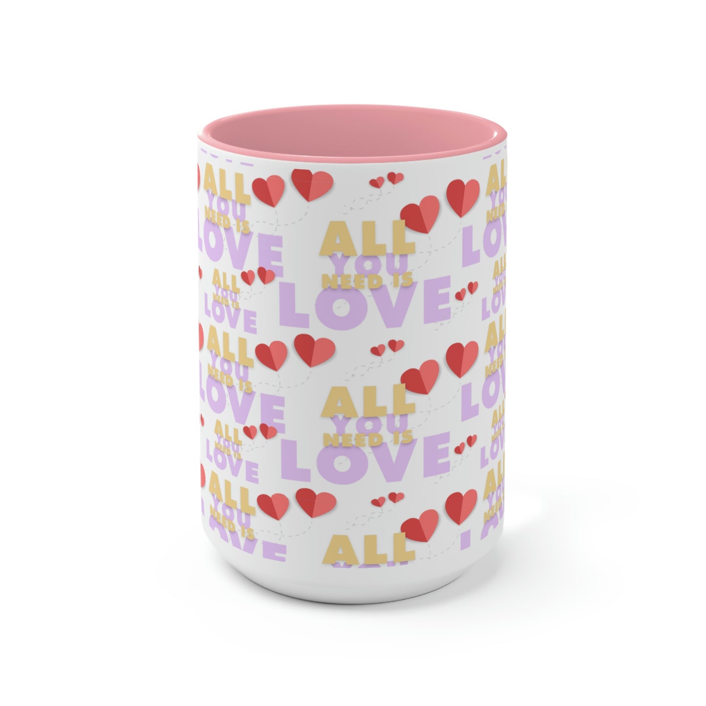 Two-Tone Coffee Mugs, 15oz