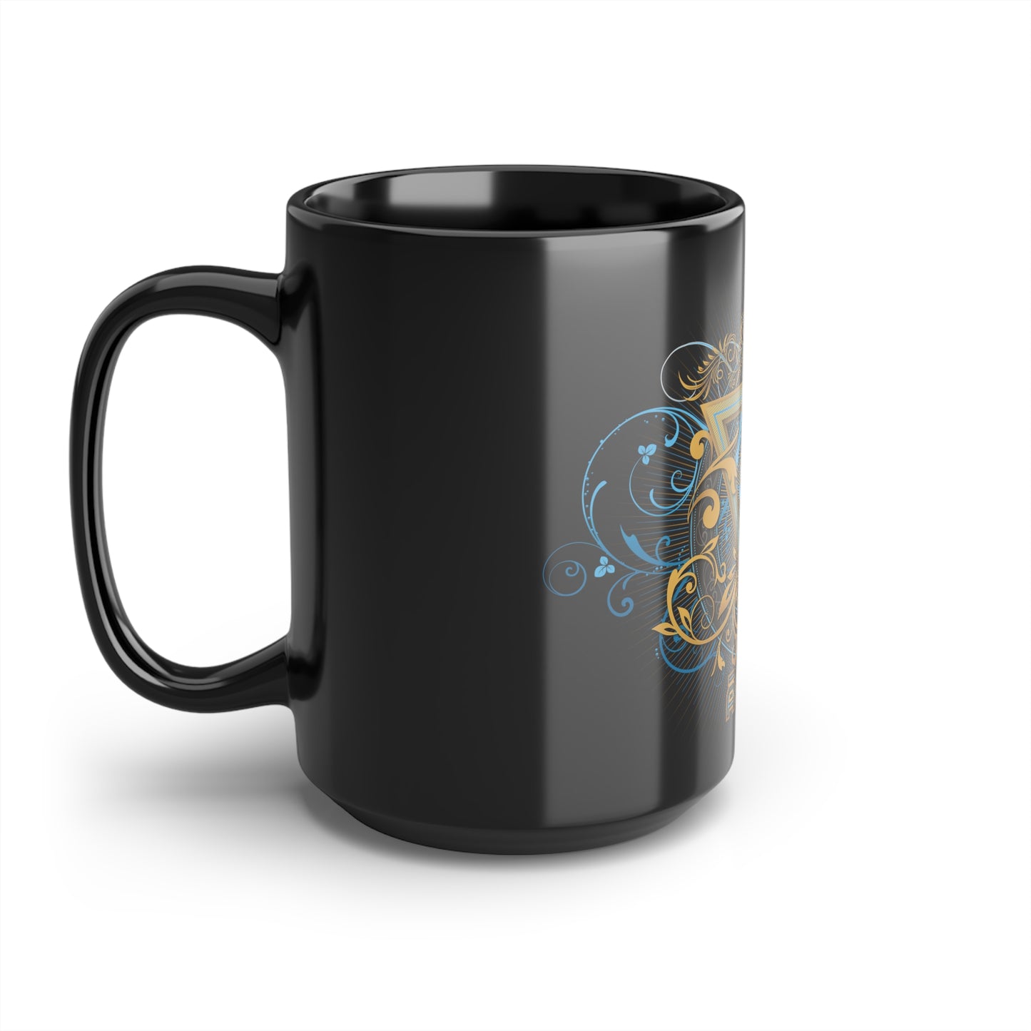 Black Mug, 15oz