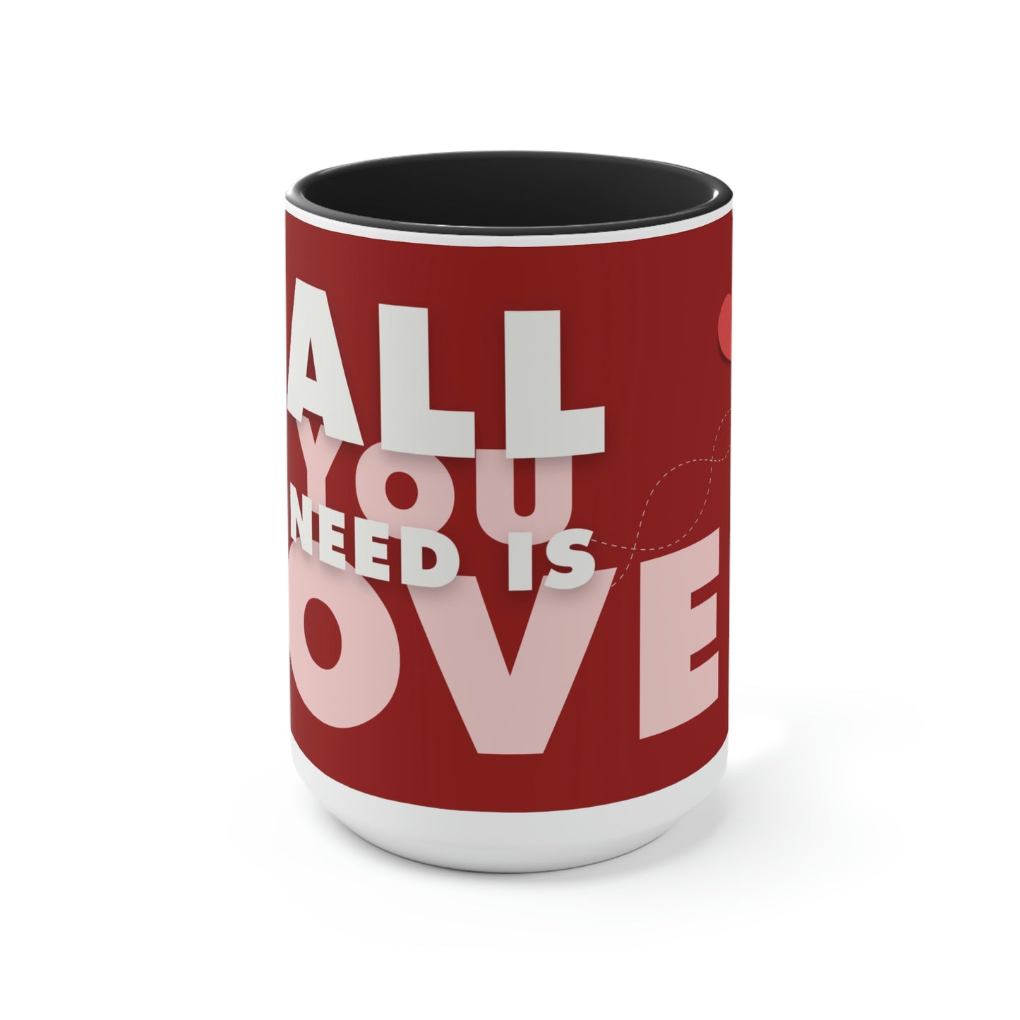 Two-Tone Coffee Mugs, 15oz