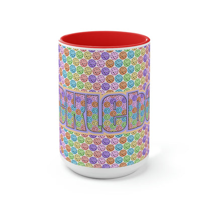 Two-Tone Coffee Mugs, 15oz