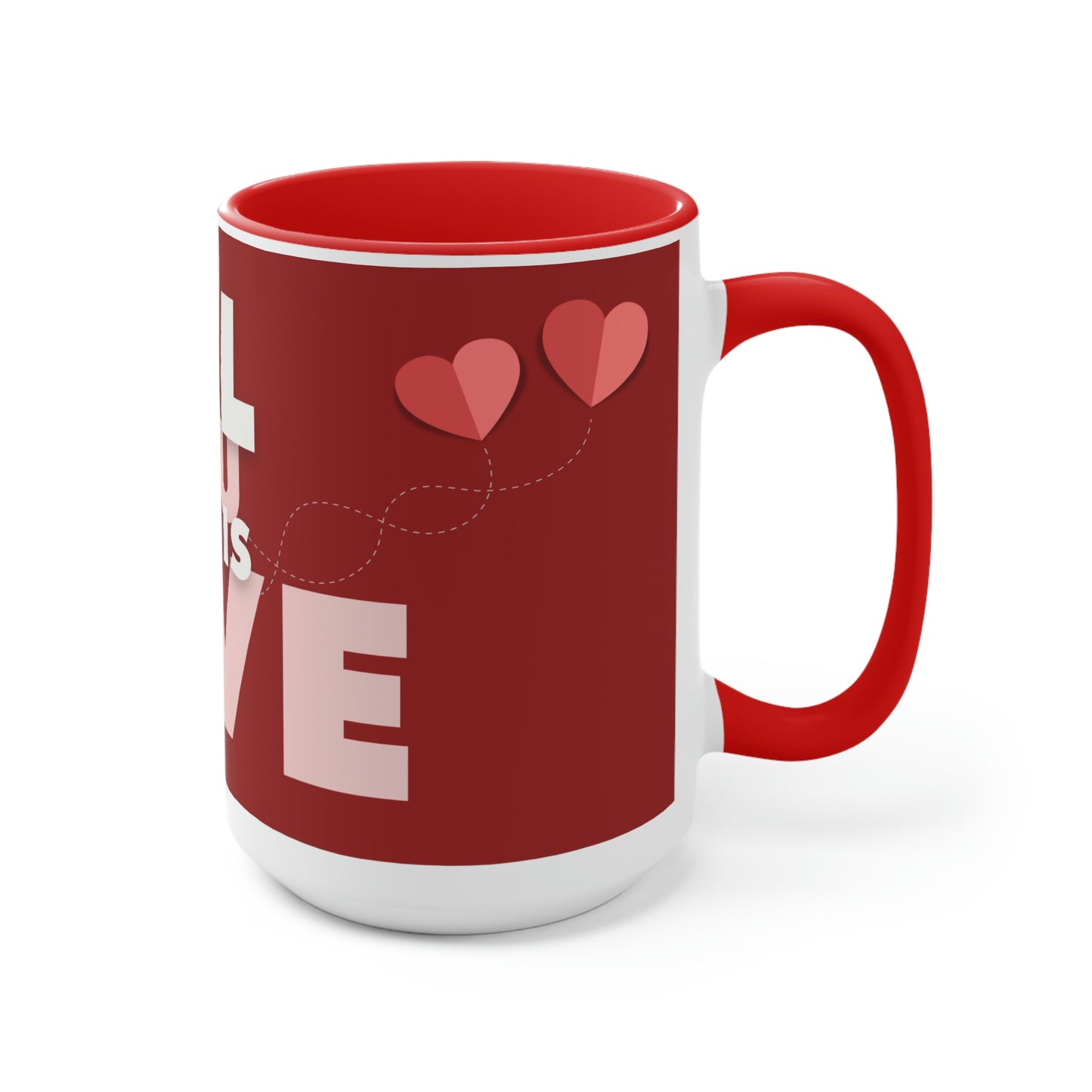 Two-Tone Coffee Mugs, 15oz