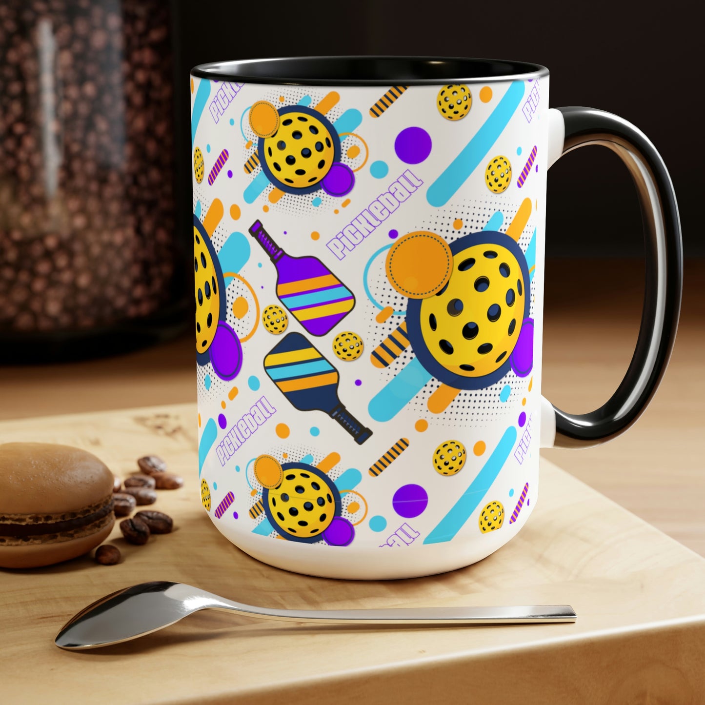 Two-Tone Coffee Mugs, 15oz