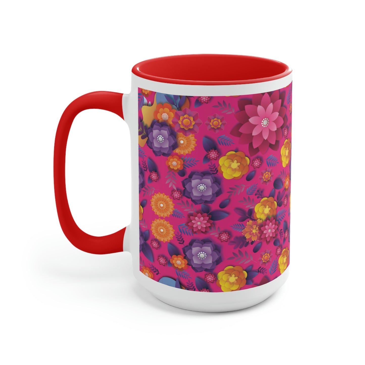 Two-Tone Coffee Mugs, 15oz