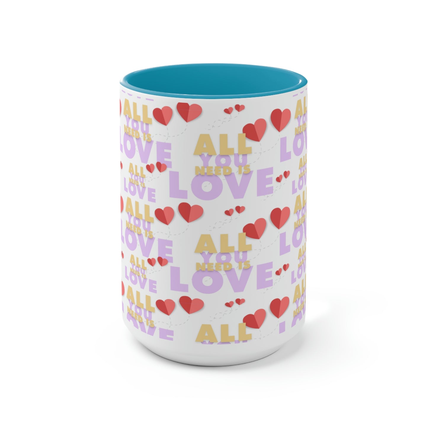 Two-Tone Coffee Mugs, 15oz