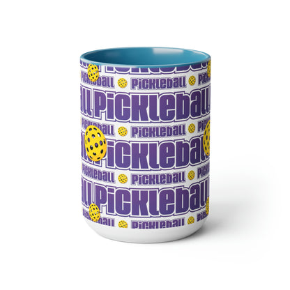 Two-Tone Coffee Mugs, 15oz