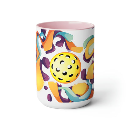 Two-Tone Coffee Mugs, 15oz