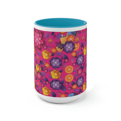 Two-Tone Coffee Mugs, 15oz