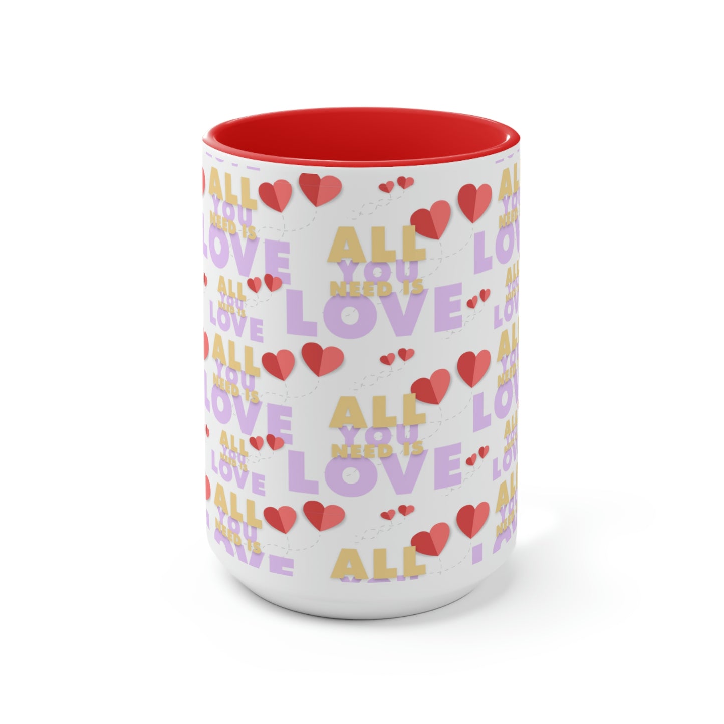 Two-Tone Coffee Mugs, 15oz