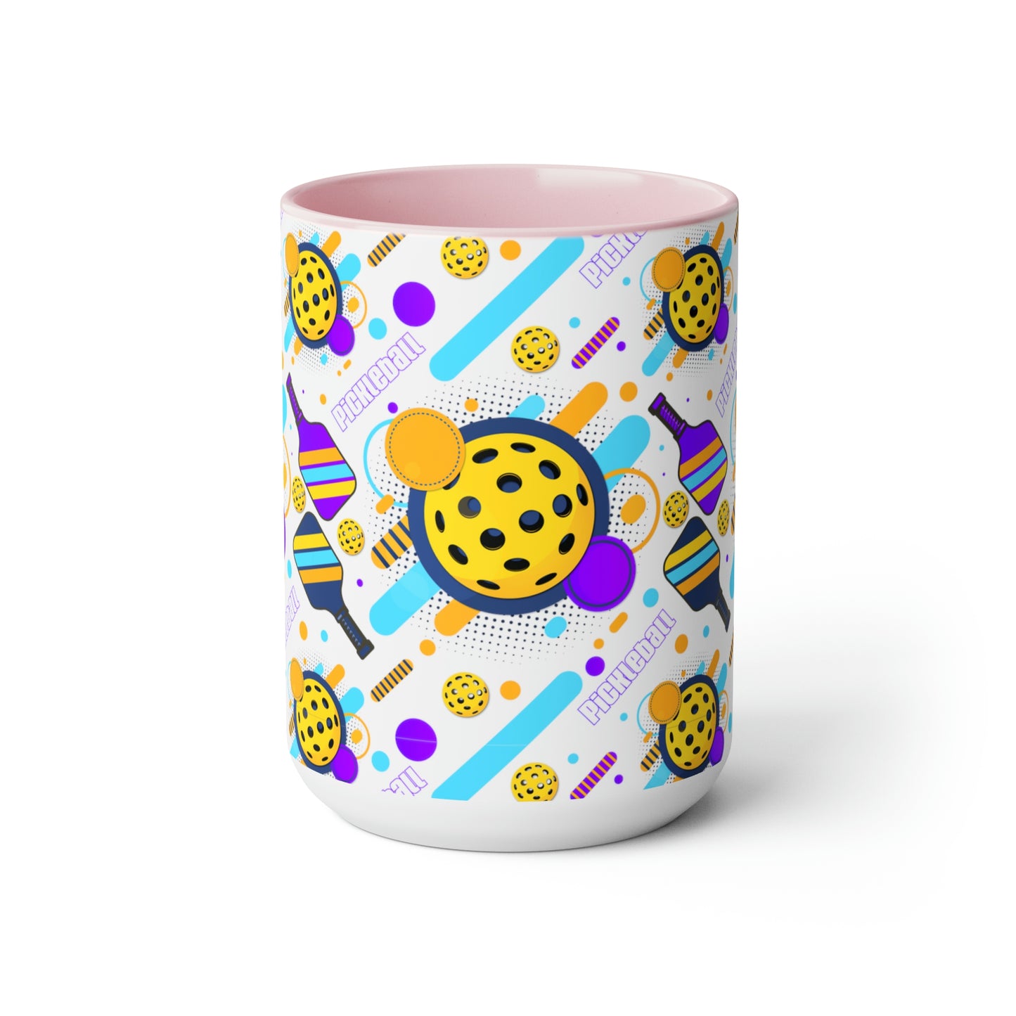 Two-Tone Coffee Mugs, 15oz