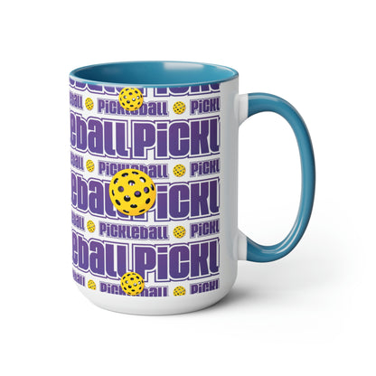 Two-Tone Coffee Mugs, 15oz