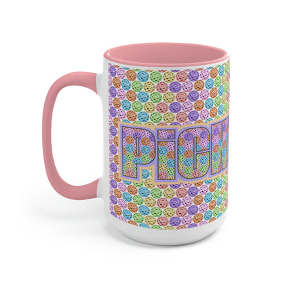 Two-Tone Coffee Mugs, 15oz