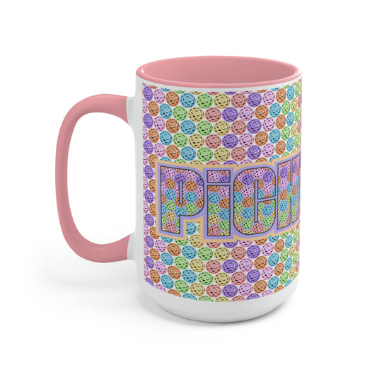 Two-Tone Coffee Mugs, 15oz