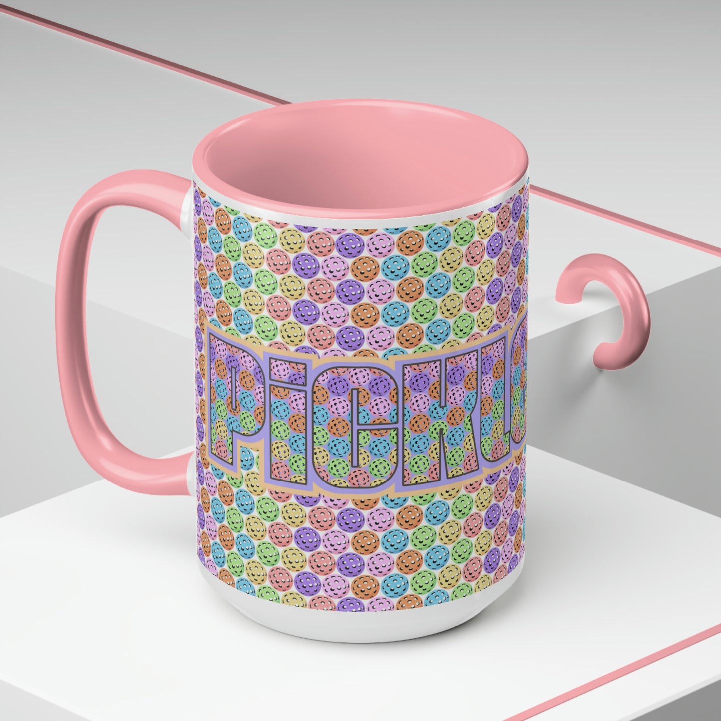 Two-Tone Coffee Mugs, 15oz