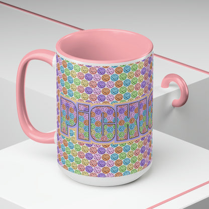 Two-Tone Coffee Mugs, 15oz