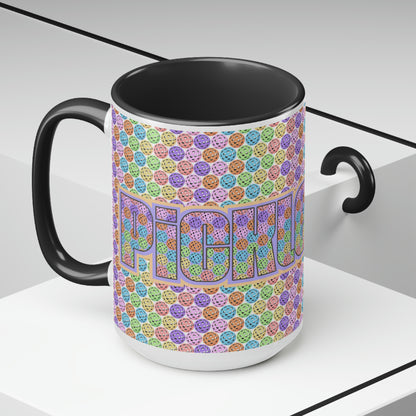 Two-Tone Coffee Mugs, 15oz