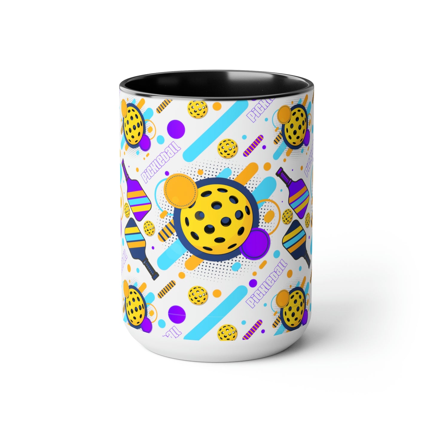 Two-Tone Coffee Mugs, 15oz