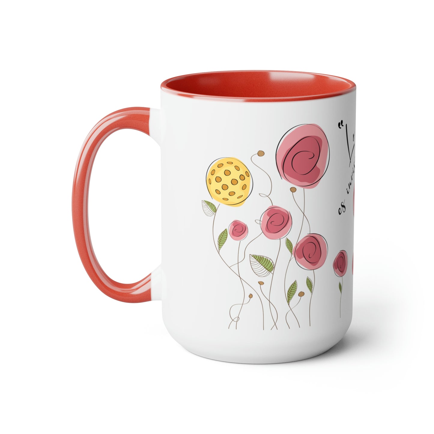 Two-Tone Coffee Mugs, 15oz