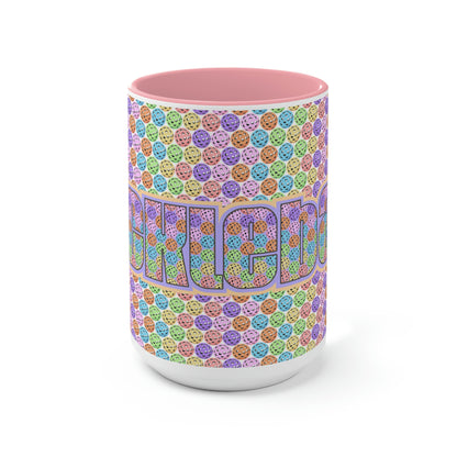 Two-Tone Coffee Mugs, 15oz