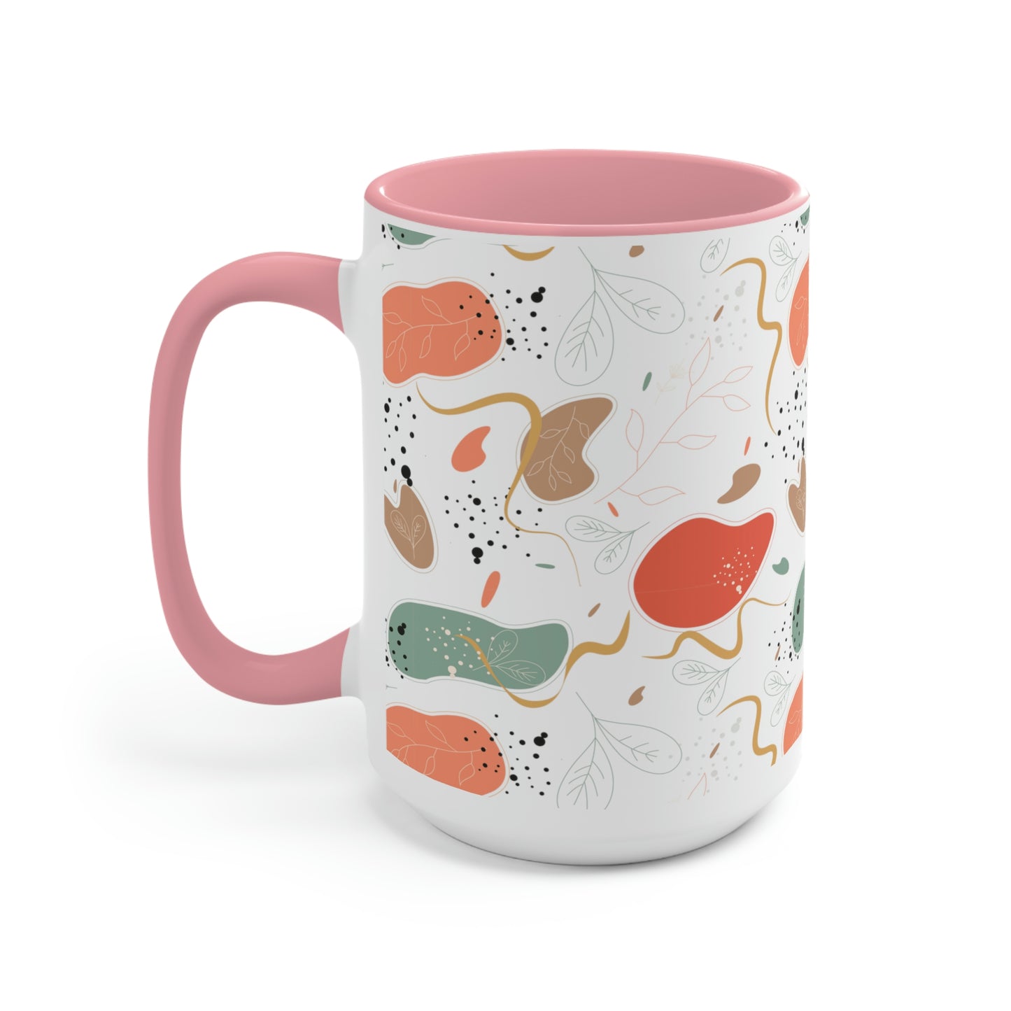 Two-Tone Coffee Mugs, 15oz