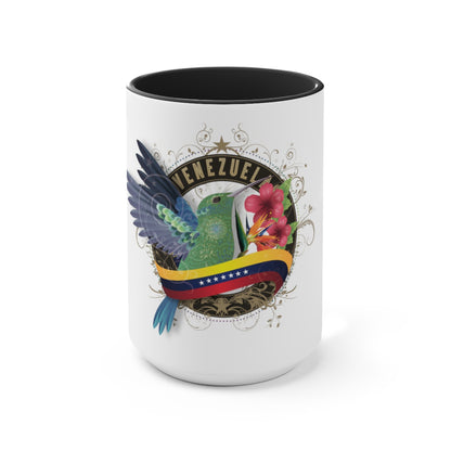 Two-Tone Coffee Mugs, 15oz