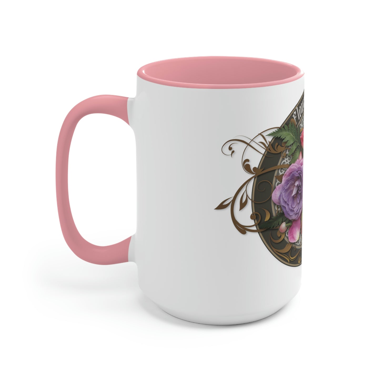 Two-Tone Coffee Mugs, 15oz