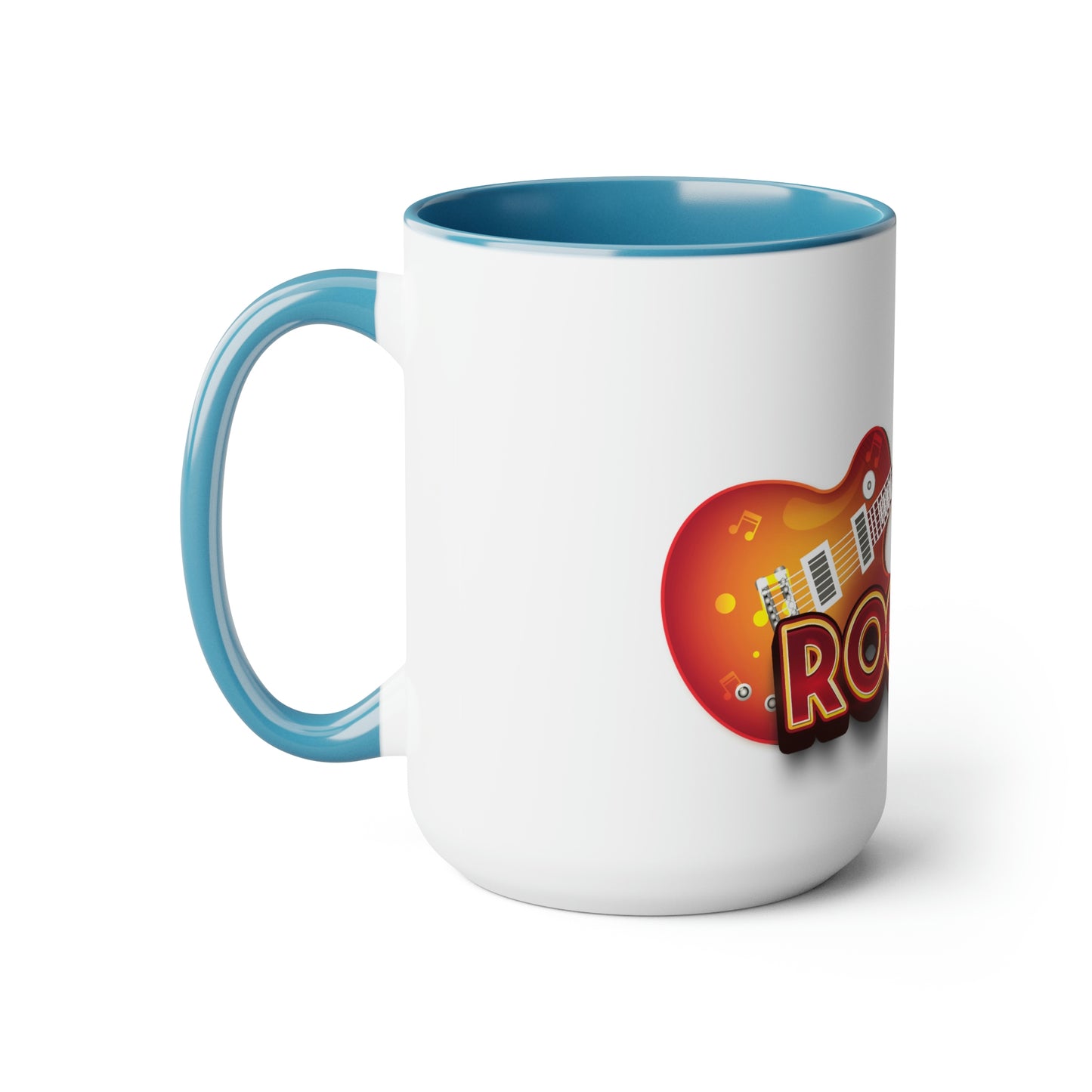 Two-Tone Coffee Mugs, 15oz