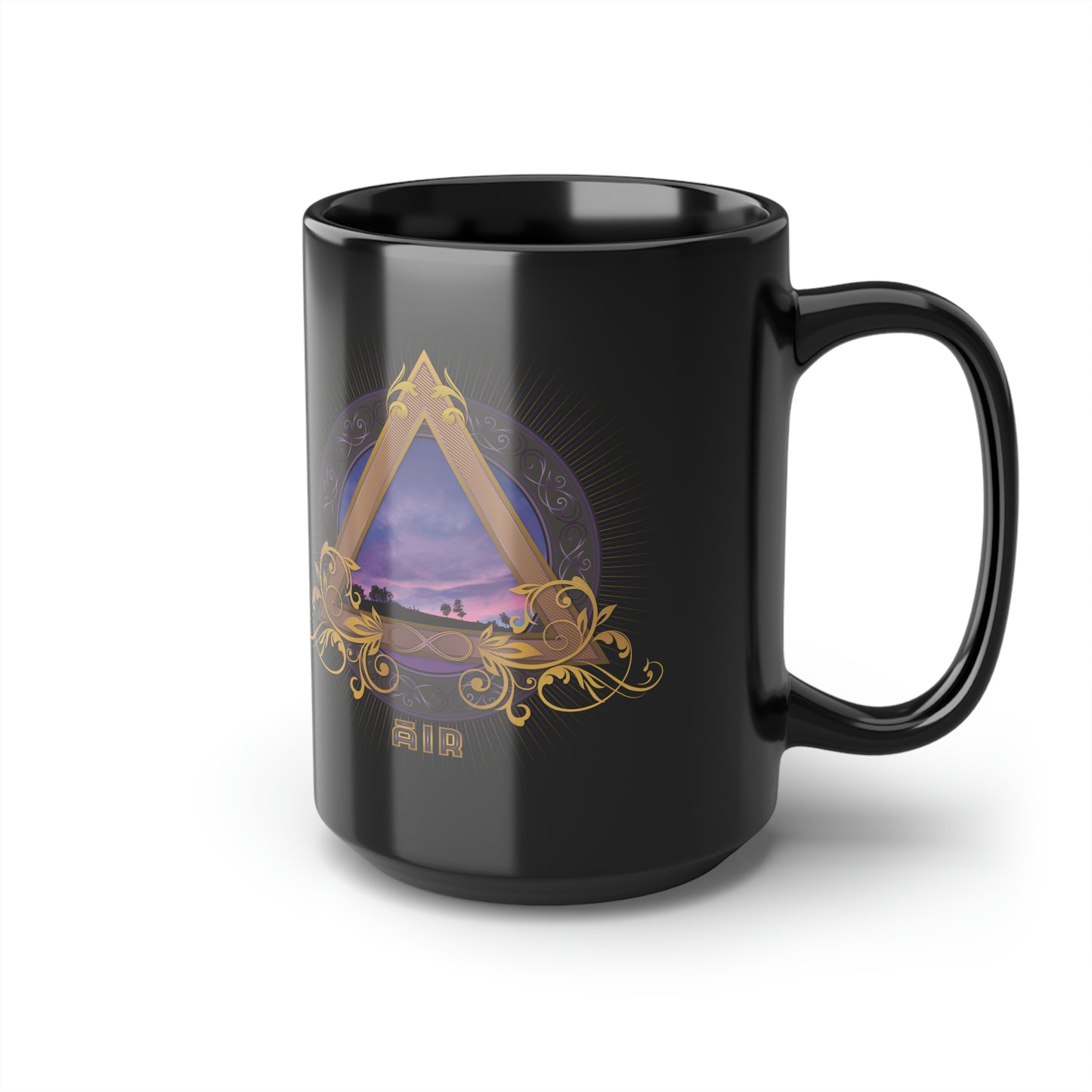Black Mug, 15oz