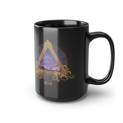 Black Mug, 15oz