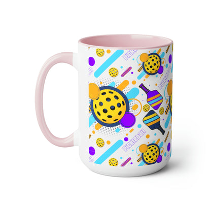 Two-Tone Coffee Mugs, 15oz