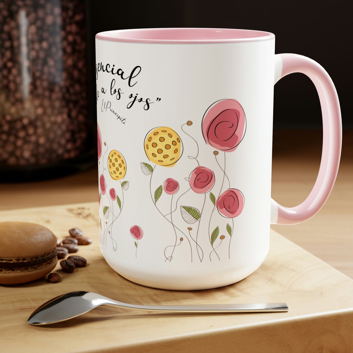 Two-Tone Coffee Mugs, 15oz