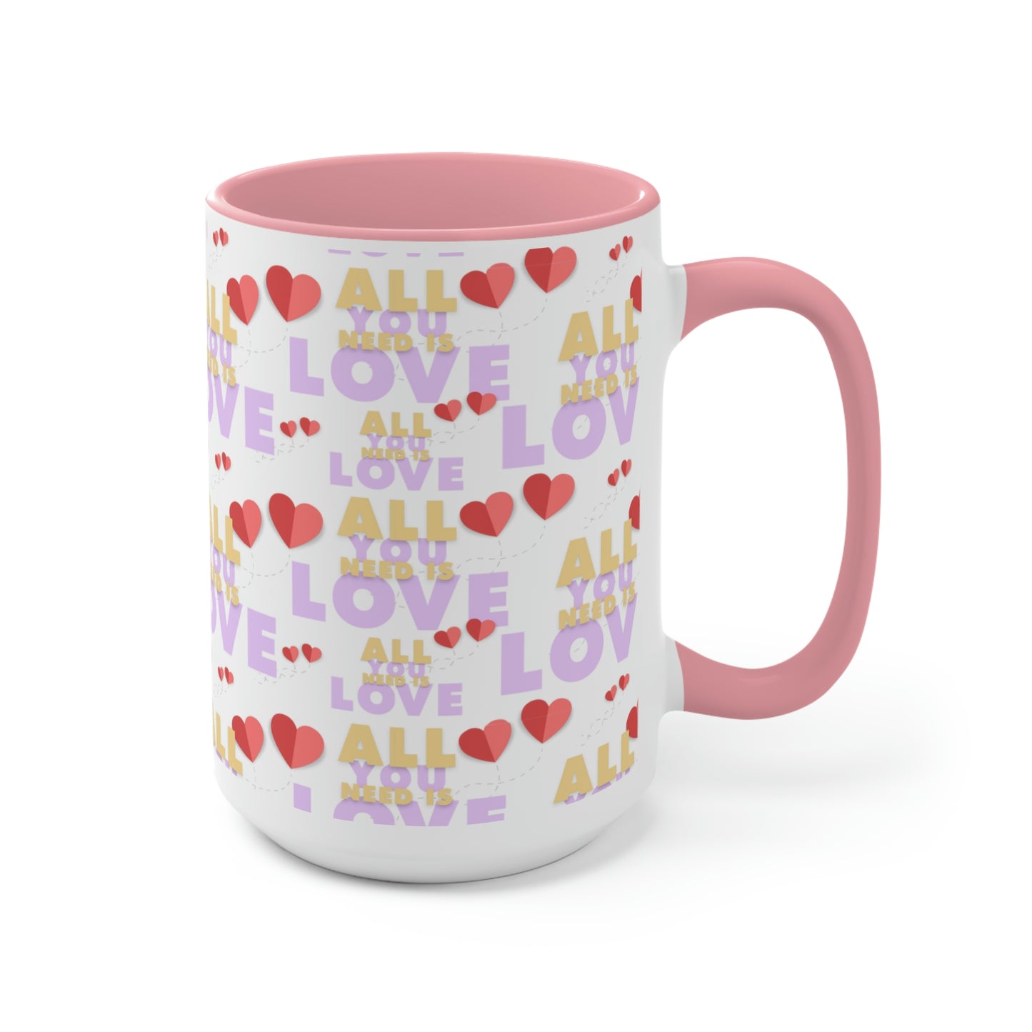 Two-Tone Coffee Mugs, 15oz