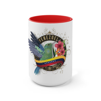 Two-Tone Coffee Mugs, 15oz