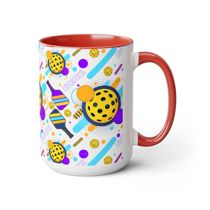 Two-Tone Coffee Mugs, 15oz