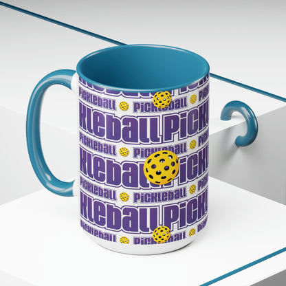 Two-Tone Coffee Mugs, 15oz