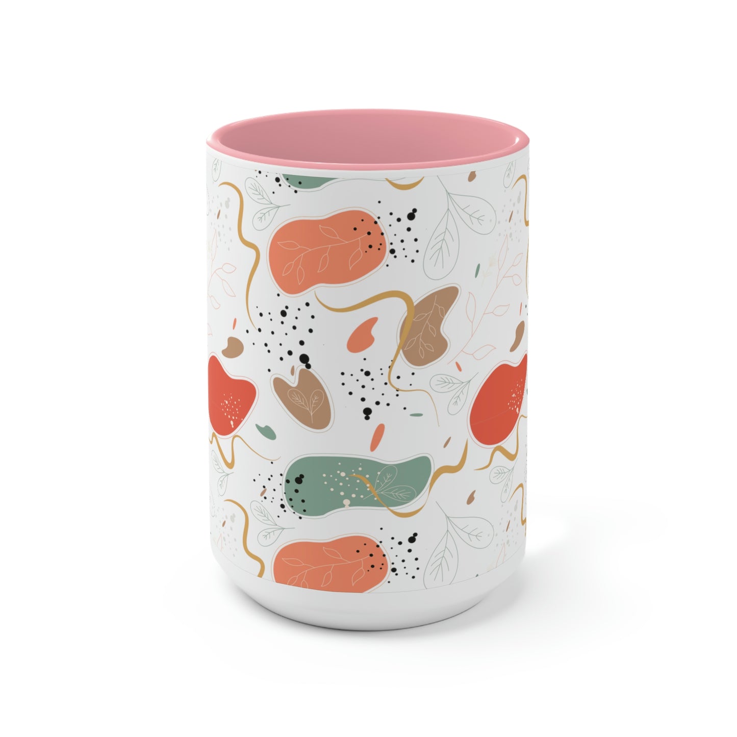 Two-Tone Coffee Mugs, 15oz