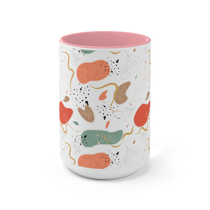 Two-Tone Coffee Mugs, 15oz