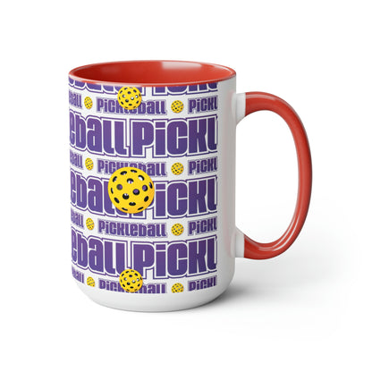 Two-Tone Coffee Mugs, 15oz